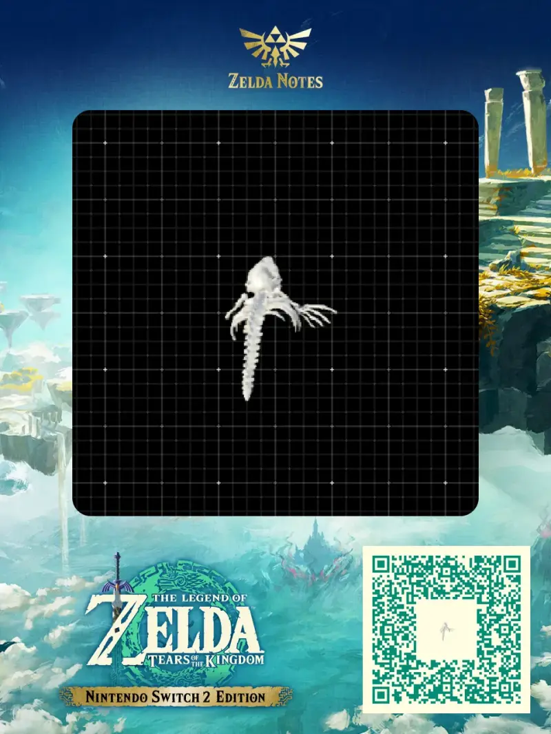 whale skeleton - Zelda TOTK AutoBuild QR Code