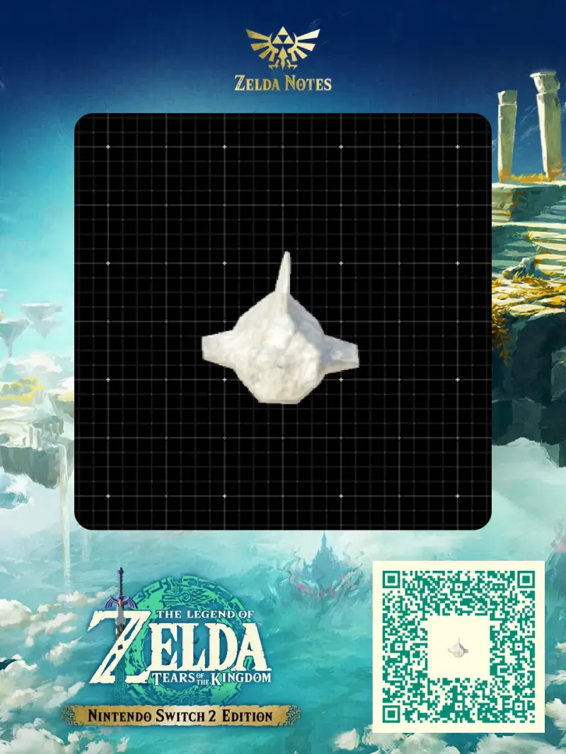 missable whale skeleton - Zelda TOTK AutoBuild QR Code