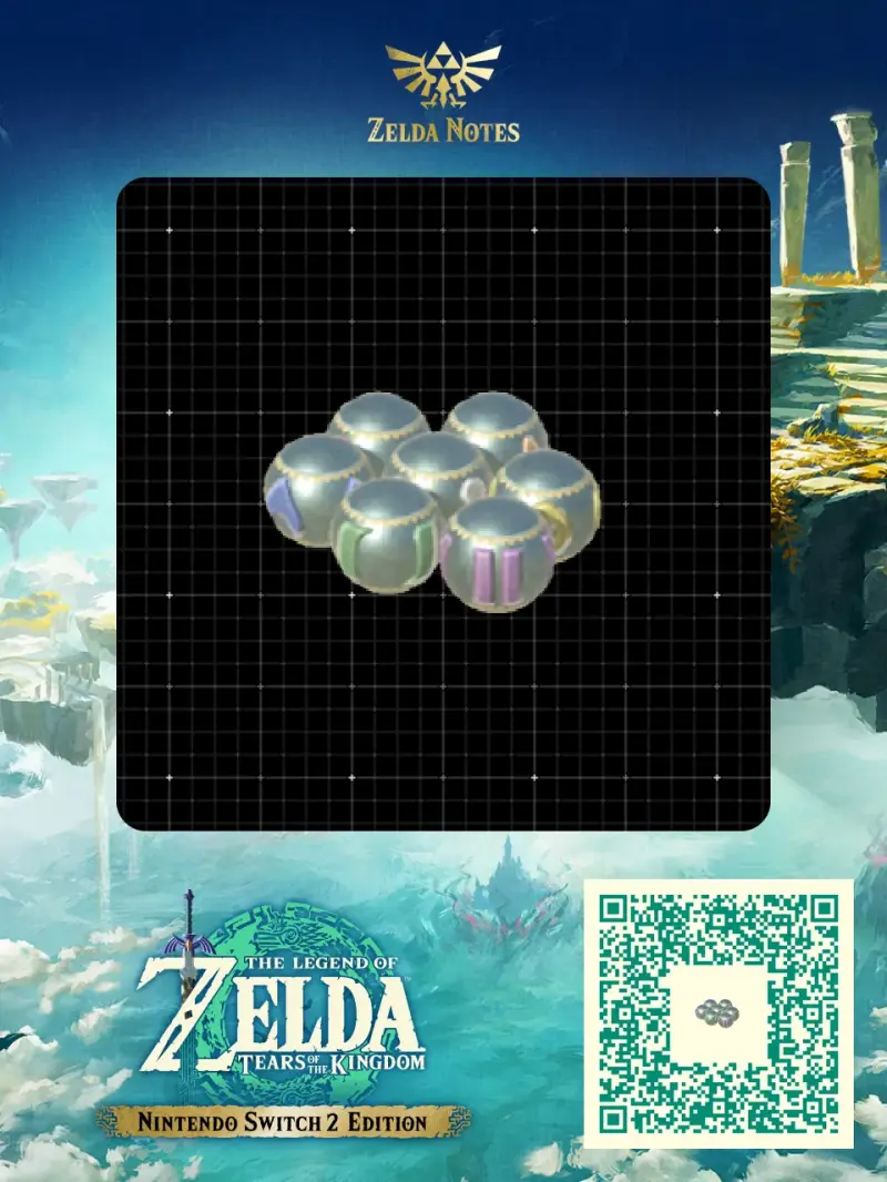 gerudo seven dragon ball - Zelda TOTK AutoBuild QR Code