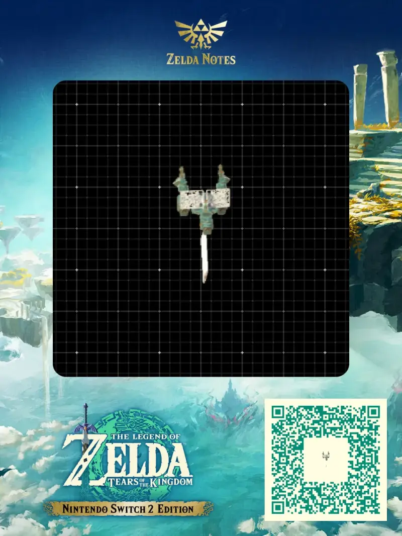 Triwheel ZWC-EX6FF - Zelda TOTK AutoBuild QR Code