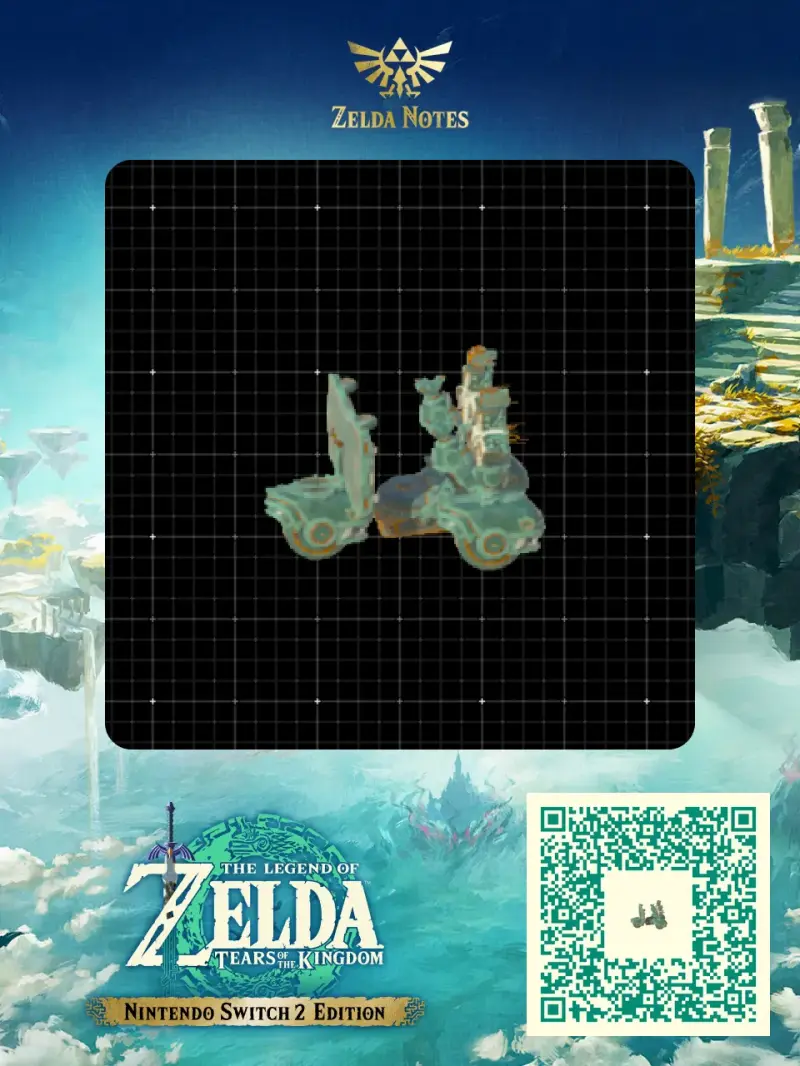 Triwheel Transformer CX8FF-Transit - Zelda TOTK AutoBuild QR Code