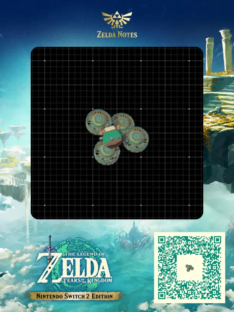 Stable koroks transport  - Zelda TOTK AutoBuild QR Code