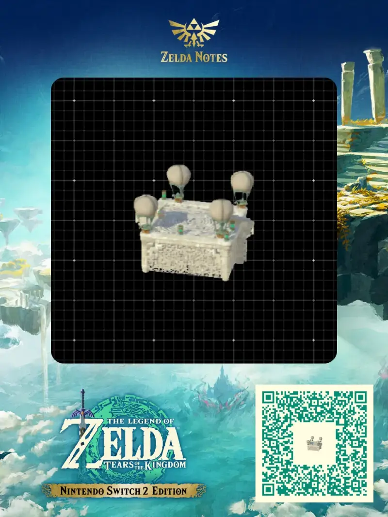 Flying Platform - Zelda TOTK AutoBuild QR Code