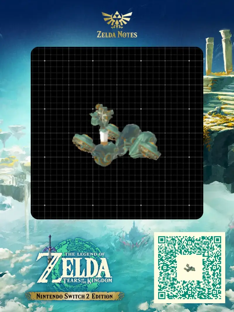 Triwheel Amphibious MX8FF - Zelda TOTK AutoBuild QR Code