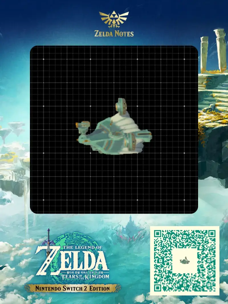 Bombed Airplane - Zelda TOTK AutoBuild QR Code