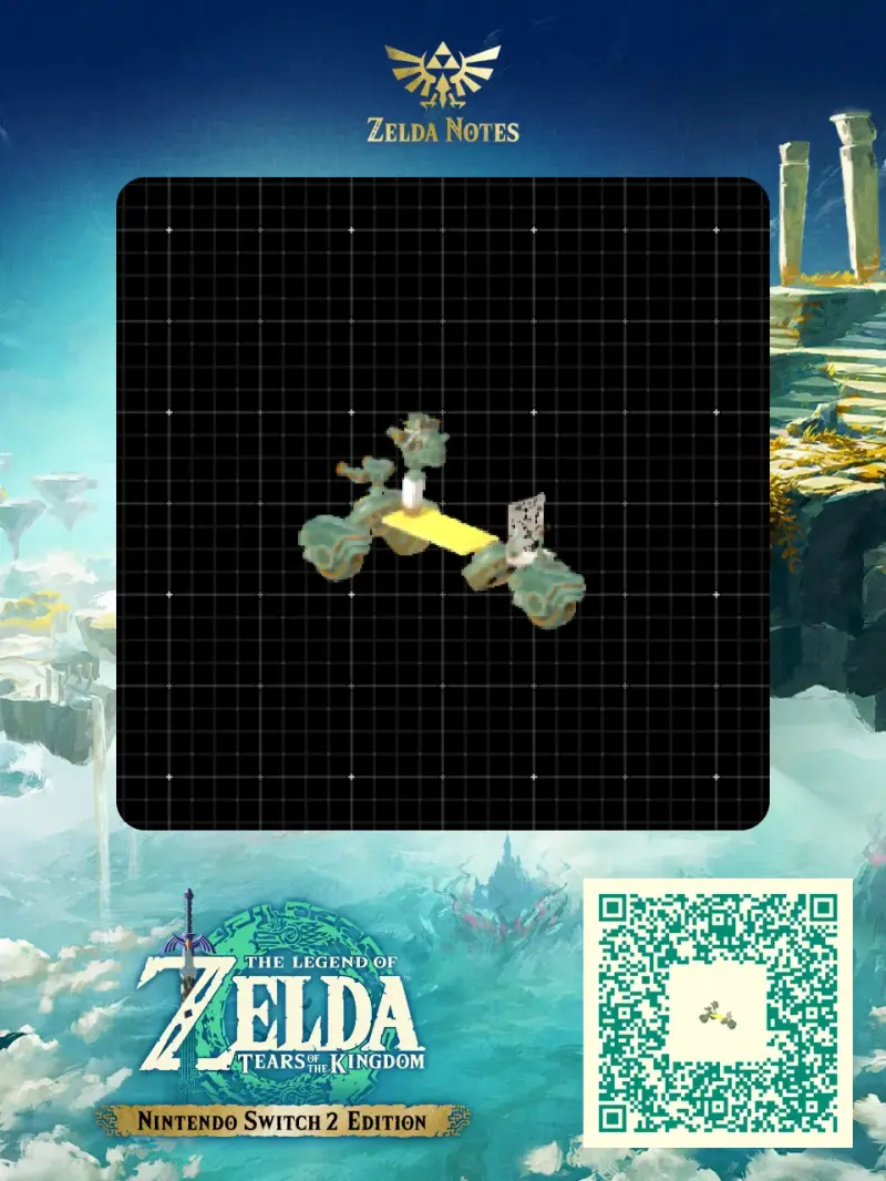 Triwheel Amphibious Raider MR-C2X4FF - Zelda TOTK AutoBuild QR Code