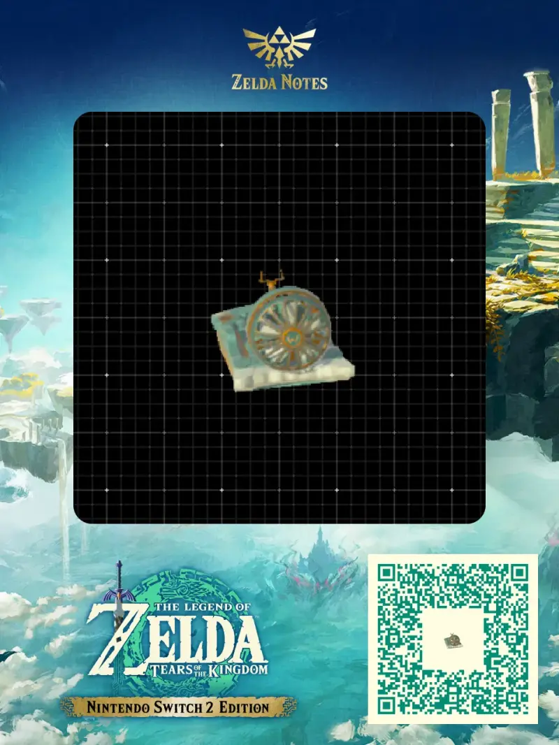 Sand &amp; Snow Vehicle - Zelda TOTK AutoBuild QR Code